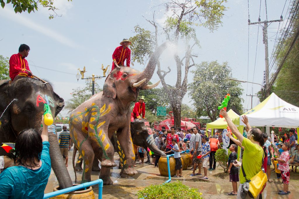 Songkran water festival