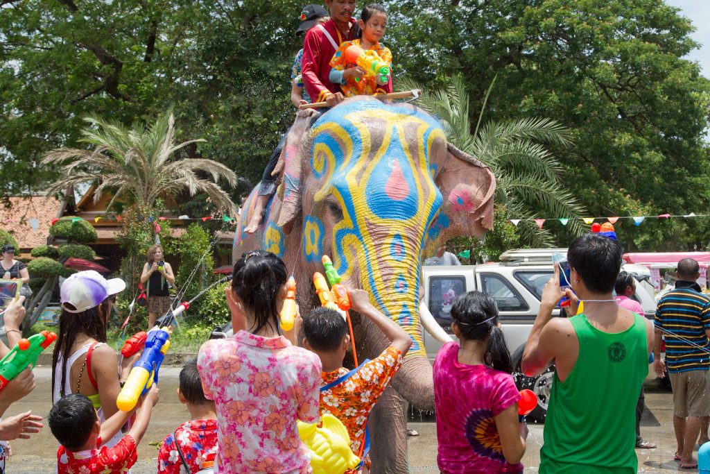 Songkran water festival