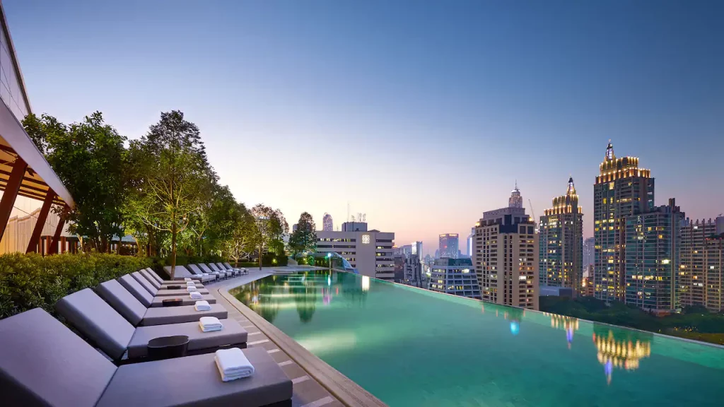 Park Hyatt Bangkok rooftop pool
