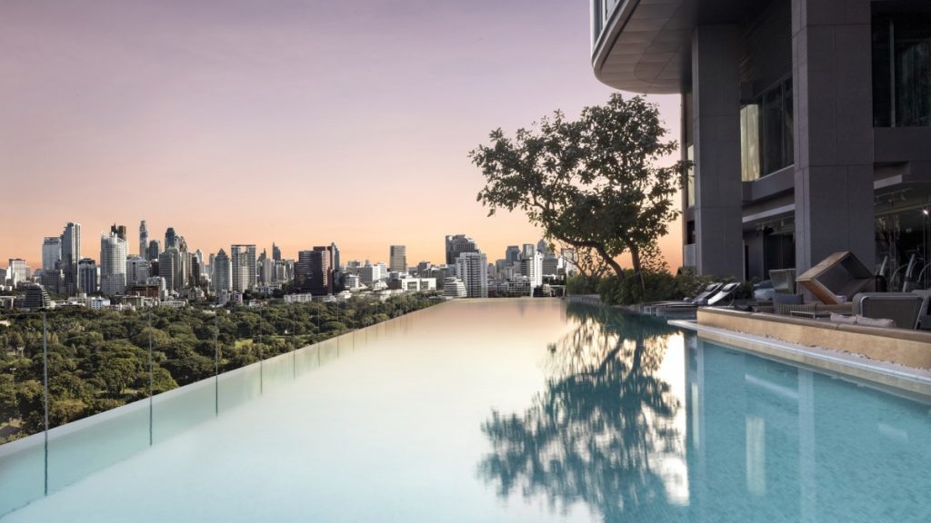 SO/ Bangkok rooftop pool