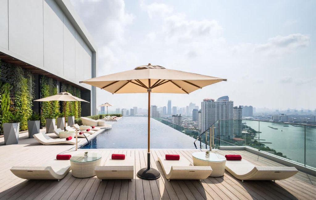 Avani+ Riverside Bangkok Hotel rooftop pool