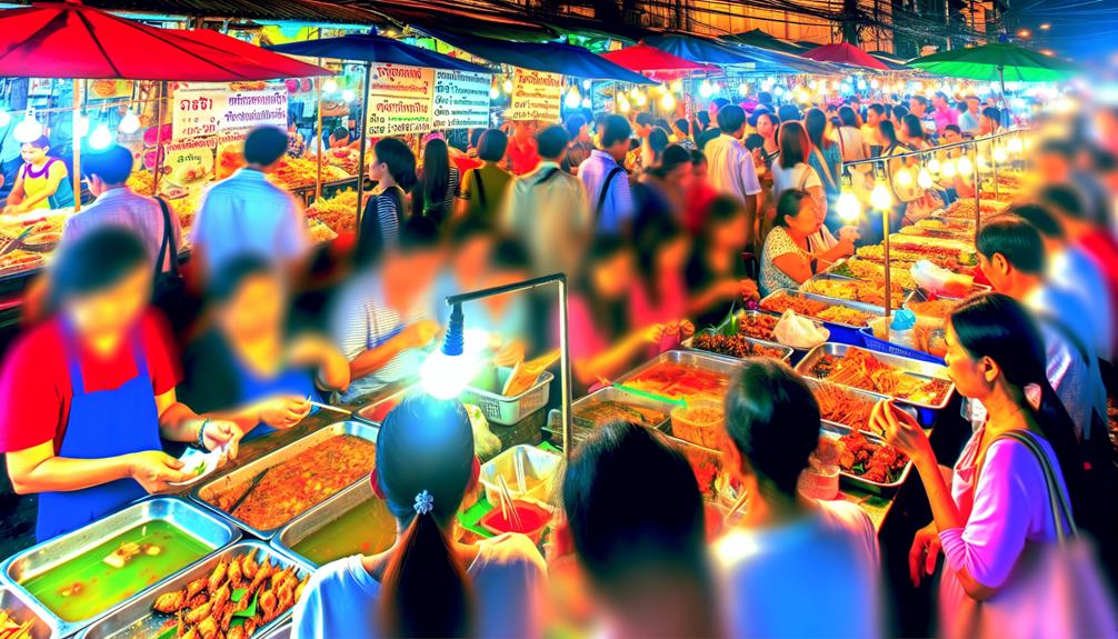 vibrant food culture in bangkok
